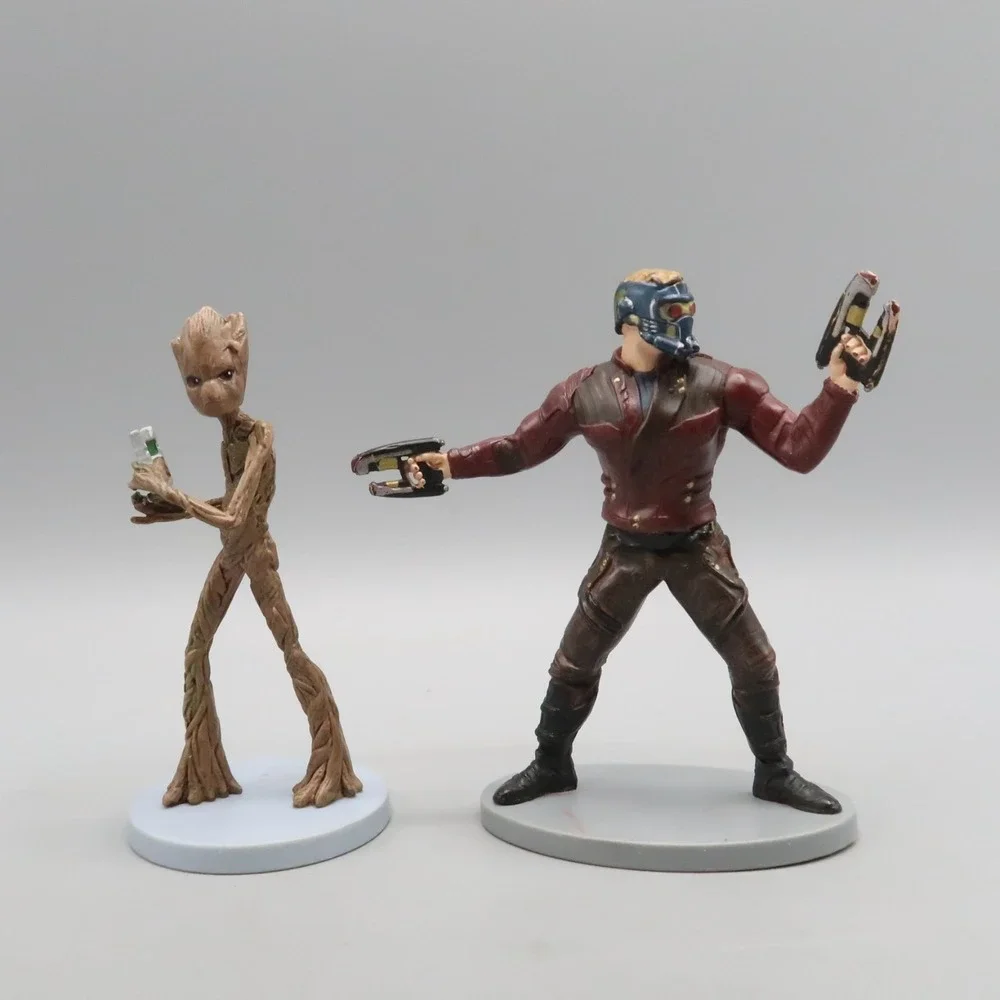 Disney Star-Lord & Groot Guardians of the Galaxy Marvel PVC Figure‎ Cake Topper